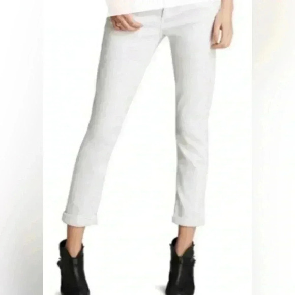 Rag and bone “aged  brt wht” “the Dre” cotton blend casual skinny denim jean 27 - Picture 1 of 6